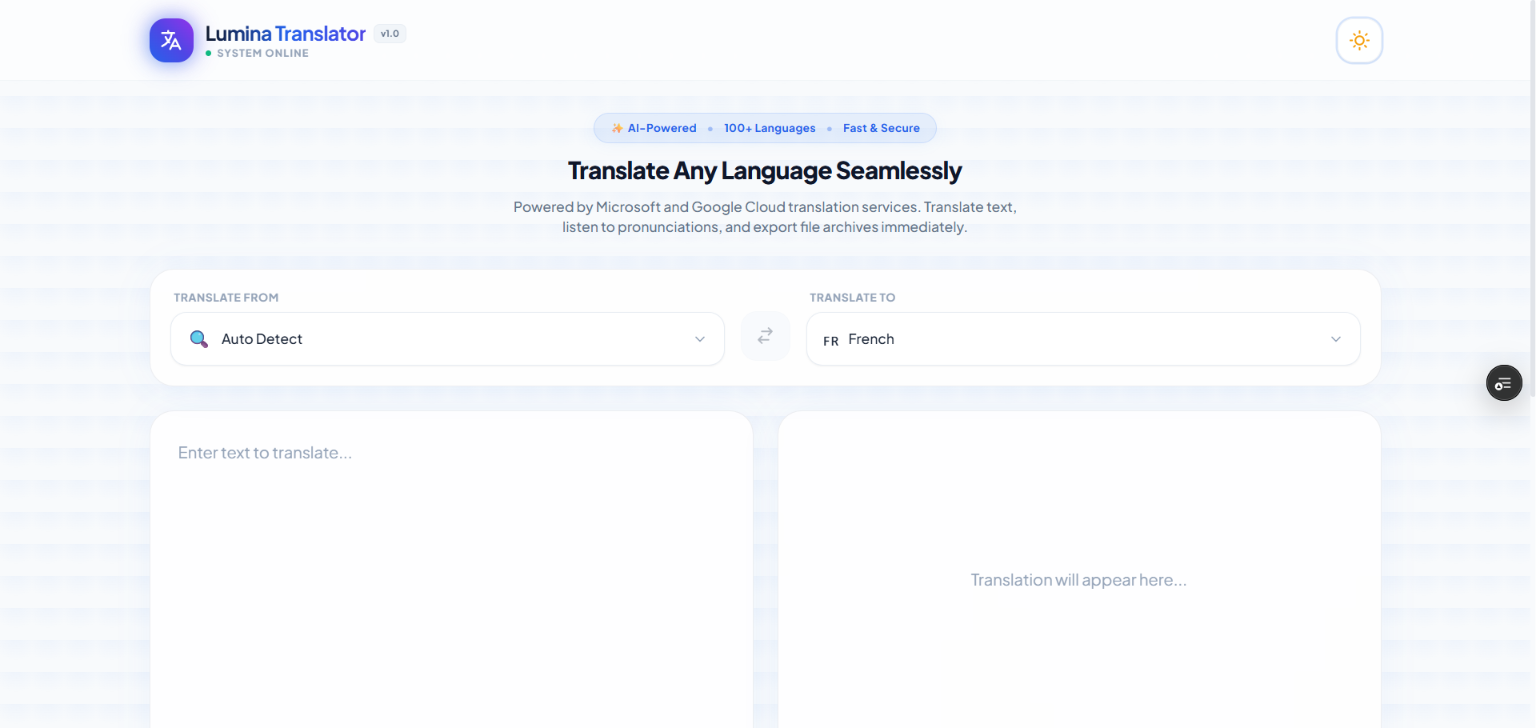 AI Translator Preview